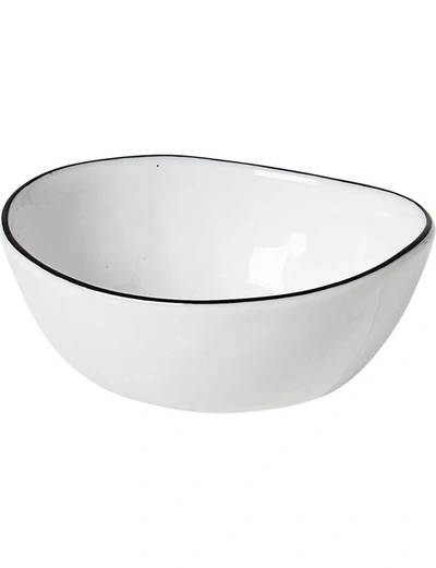 Broste Salt Porcelain Bowl 7.5cm X 3.5cm X 8.5cm