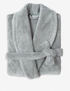 Yves Delorme Womens Platine Étoile Extra Large Terry Bath Robe Xl In Platine