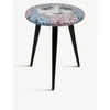FORNASETTI FORNASETTI ORTENSIA LACQUERED WOODEN STOOL 46CM,1078-3004700-M29Y009