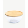 PEBBLY PVK-012 ROUND MIXING BOWL WITH BAMBOO LID 1.6 L,R00073981
