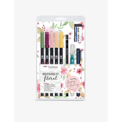 Tombow Watercolour Floral Stationery Set