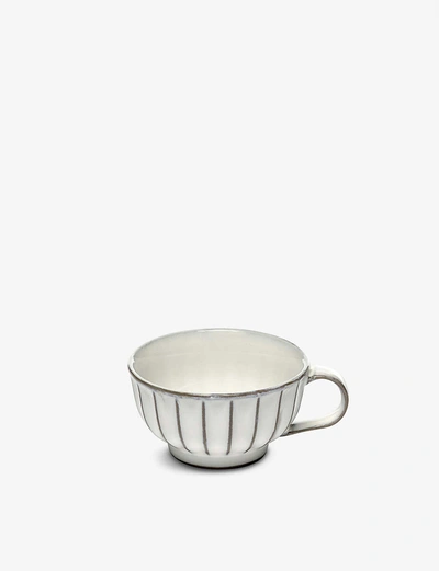 Serax Inku Stoneware Cappuccino Cup In White