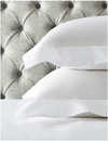 The White Company Row Cord Egyptian-cotton Cot Bed Pillowcase 70cm X 140cm In White