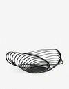 Alessi Trinity Epoxy Resin-coated Steel Centrepiece 43cm In Black
