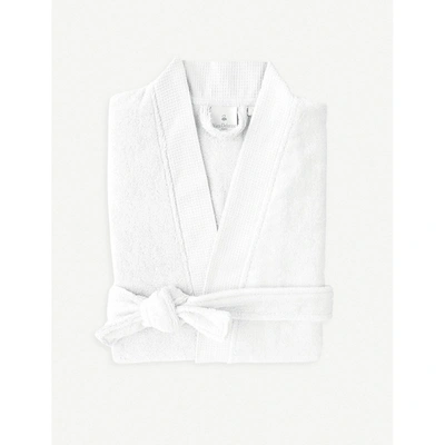 Yves Delorme Blanc Astreena Cotton-blend Bathrobe M