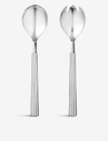 GEORG JENSEN BERNADOTTE STAINLESS STEEL SALAD SERVERS 23CM,25090225