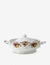 ROYAL ALBERT ROYAL ALBERT OLD COUNTRY ROSES OVAL COVERED VEGETABLE DISH 23CM,16176515