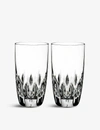 WATERFORD ENIS HIGHBALL CRYSTAL GLASSES SET OF TWO,538-10010-40032043