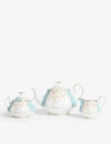 ROYAL ALBERT ROYAL ALBERT 100 YEARS OF 1930 MINT DECO TEAPOT SET,93318273