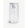 Alessi White Gianni 140cl Glass Container In White