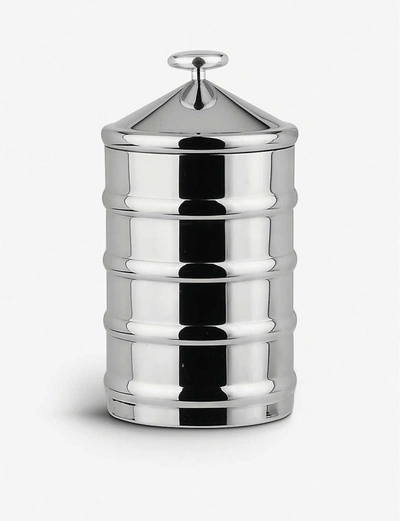 Alessi Designer Kitchen & Dining Kalisto' - Kitchen Box W/aluminium Knob In Silver