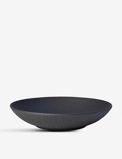 Villeroy & Boch Manufacture Rock Porcelain Bowl 24cm In Black