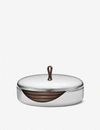 Georg Jensen Sky 4-piece Leather Coaster Set