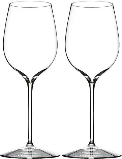 WATERFORD ELEGANCE ENGRAVED WINE GLASSES SET OF TWO,45399299