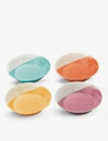 Royal Doulton 1815 Bright Colours Porcelain Pasta Bowls Set Of Four 22cm
