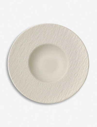 Villeroy & Boch Manufacture Blanc Porcelain Pasta Plate 29cm In White