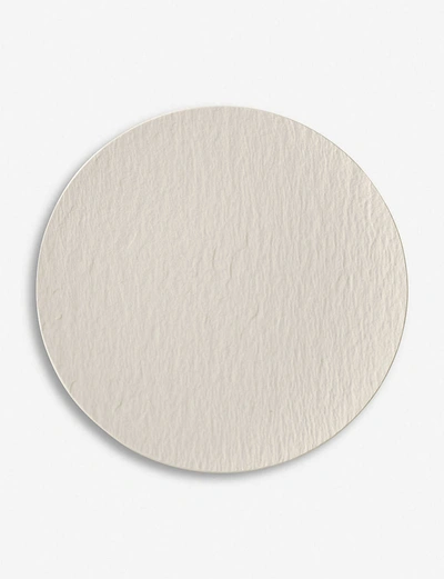 Villeroy & Boch Manufacture Rock Blanc Porcelain Gourmet Plate 31cm In White