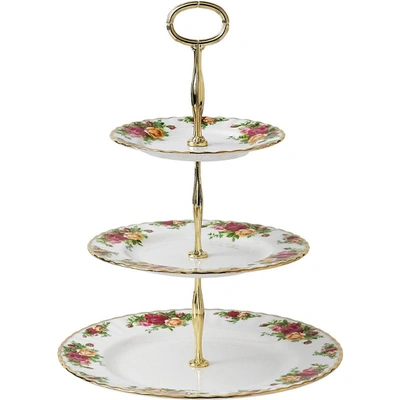 Royal Albert Old Country Roses 3-tier Cake Stand
