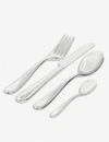 Alessi Nuovo Milano 24 Piece Cutlery Set In Steel