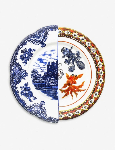 Seletti Hybrid Isaura Printed Porcelain Soup Plate 25.4cm