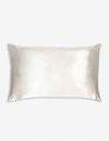 SLIP SLIP WHITE KING SILK PILLOWCASE 51X91CM,99111847