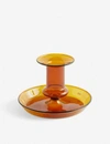 Hay Flare Glass Candle Holder 11cm