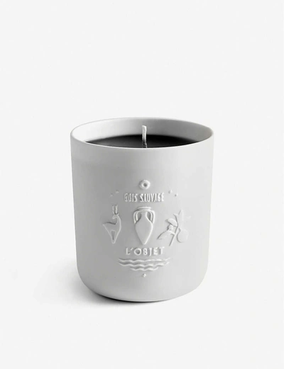 L'objet Bois Sauvage Apothecary Scented Candle In White