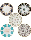 ROYAL ALBERT ROYAL ALBERT 100 YEARS 5-PIECE SIDE PLATE SET (1900-1940),66507512