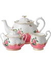 Royal Albert Cheeky Pink Three-piece Tea Set