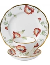 ROYAL ALBERT ROYAL ALBERT 100 YEARS POPPY 3-PIECE TEA SET (1970S),66507567