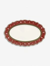 Villeroy & Boch Red Toy's Delight Serving Dish 38 X 23.5cm In Red