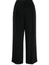 MOSCHINO HIGH-WAIST CROPPED TROUSERS