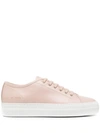 COMMON PROJECTS LACE-UP PLATFORM SNEAKERS