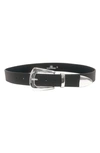 B-LOW THE BELT JORDANA LEATHER BELT,BH503-000LE