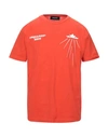 Dsquared2 T-shirts In Orange