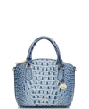 Brahmin Duxie Ombre Melbourne Embossed Leather Crossbody In Praline Ombre Melbourne