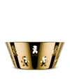 ALESSI LARGE GOLD-PLATED GIROTONDO BASKET,14820306