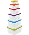 Joseph Joseph 12pc Nesting Food Storage Set In Multicolor