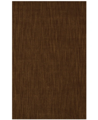 Macy's Fine Rug Gallery Sandbar Mc100 2'3" X 7'6" Runner In Chocolate