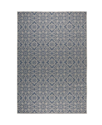 Nicole Miller Patio Country Danica Blue Outdoor Area Rug Collection