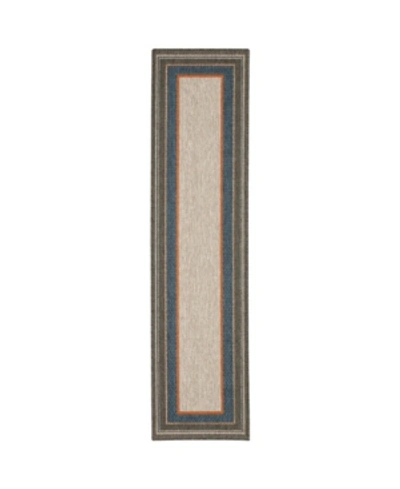 Jhb Design Latitude 8021l Gray 1'10" X 7'6" Runner Rug