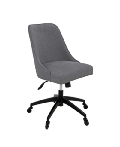 Furniture Kimpton Swivel Office Chair In Gray