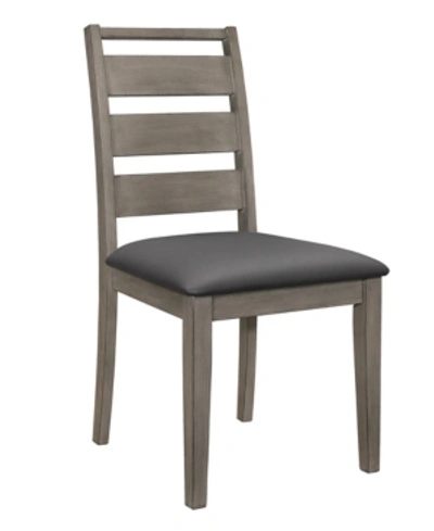 Furniture Makenna Dining Room Side Chair In Gray
