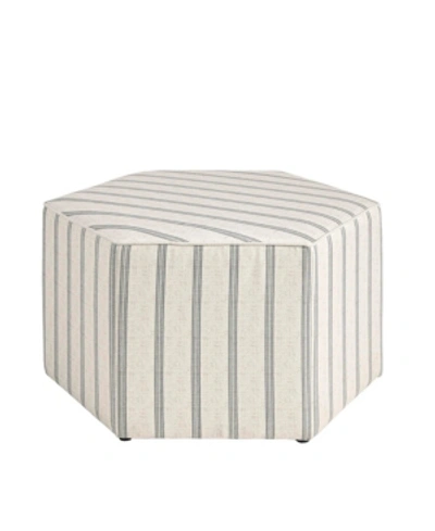 Martha Stewart Collection Martha Stewart Ellen Large Ottoman In Natural