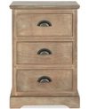 Safavieh Griffin 3-drawer Side Table In Natural Pine