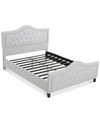 NOBLE HOUSE BAZINE QUEEN UPHOLSTERED BED WITH FOOTBOARD