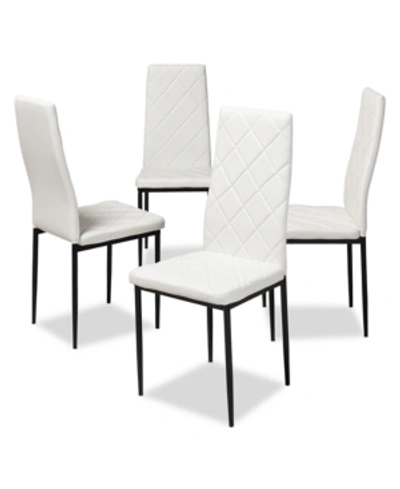 Furniture Blaise Dining Chair (set Of 4) In White