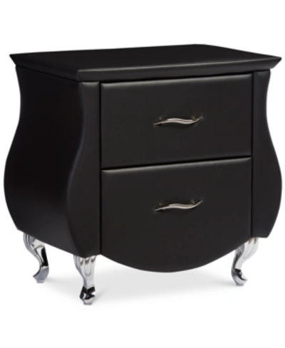 Furniture Erin Nightstand In Black