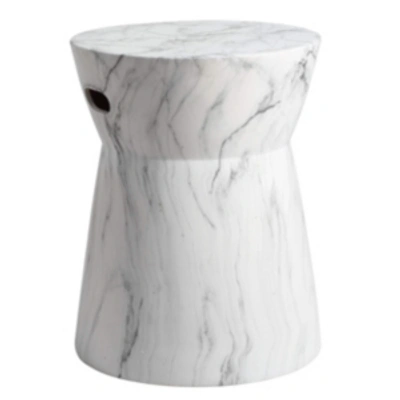 Safavieh Balboa Marble Garden Stool In Multi