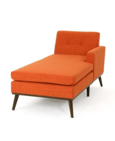 Noble House Stormi Chaise In Orange